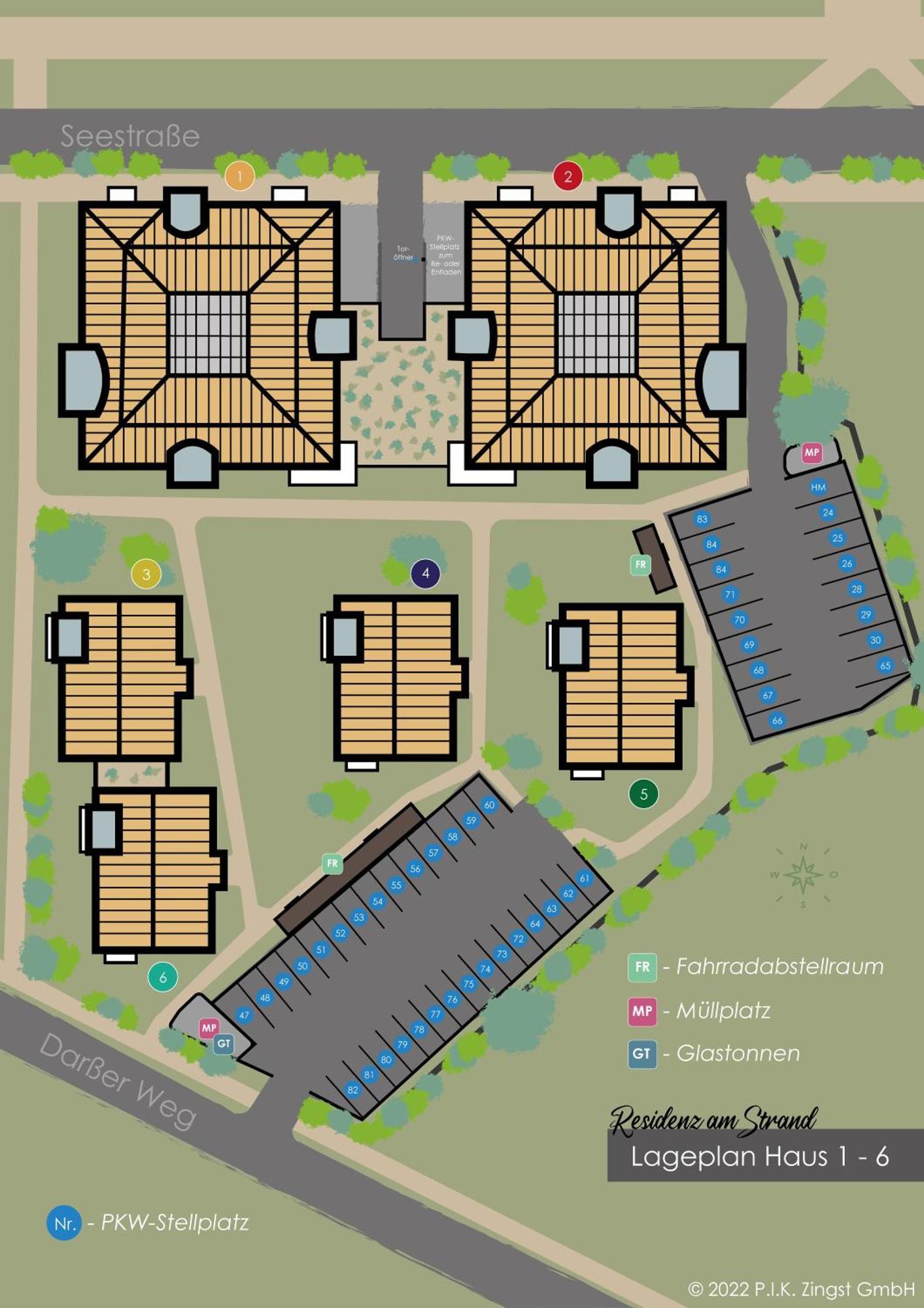 Residenz Am Strand Wohnung 2-43 Zingst Bagian luar foto